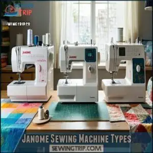 Janome Sewing Machine Types