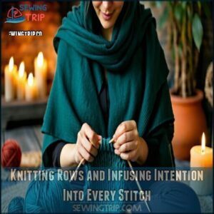 Knitting Rows and Infusing Intention Into Every Stitch