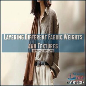 Layering Different Fabric Weights and Textures