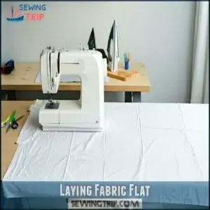 Laying Fabric Flat