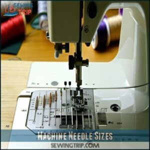 Machine Needle Sizes