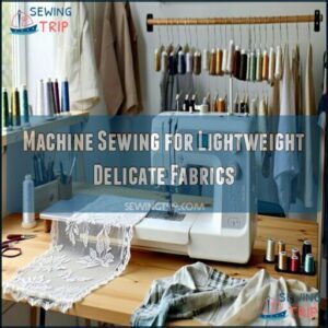 Machine Sewing for Lightweight Delicate Fabrics