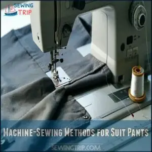 Machine-Sewing Methods for Suit Pants