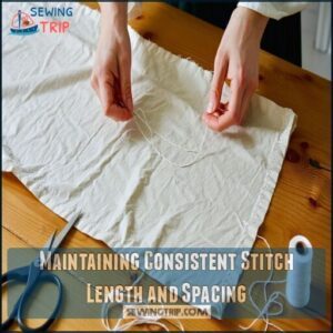 Maintaining Consistent Stitch Length and Spacing