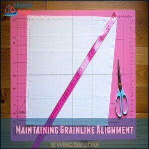 Maintaining Grainline Alignment Maintaining Grainline Alignment