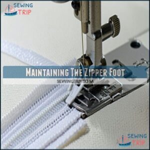 Maintaining The Zipper Foot