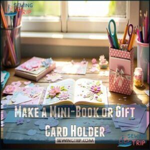 Make a Mini-Book or Gift Card Holder Make a Mini-Book or Gift Card Holder