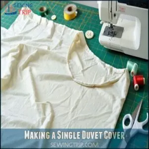 Making a Single Duvet Cover
