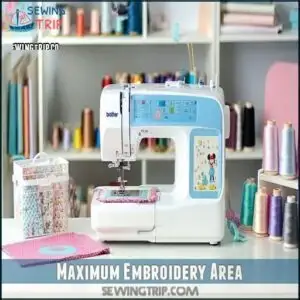 Maximum Embroidery Area