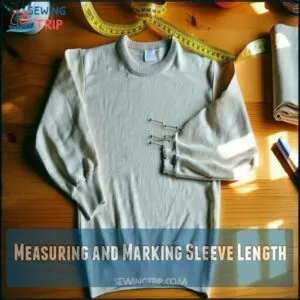 Measuring and Marking Sleeve Length