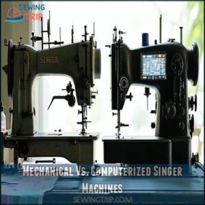 Mechanical Vs. Computerized Singer Machines