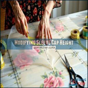 Modifying Sleeve Cap Height Modifying Sleeve Cap Height