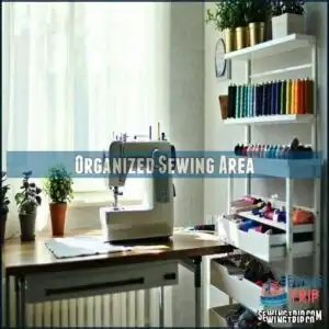 Organized Sewing Area