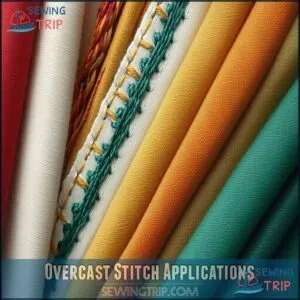 Overcast Stitch Applications