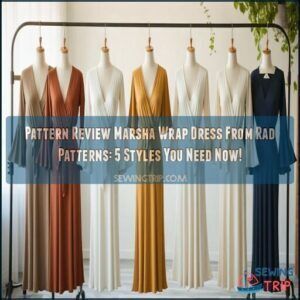 pattern review marsha wrap dress from rad patterns