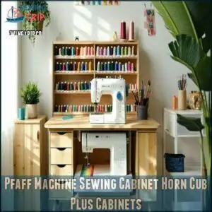 Pfaff Machine Sewing Cabinet Horn Cub Plus Cabinets