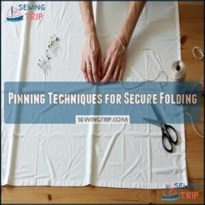 Pinning Techniques for Secure Folding