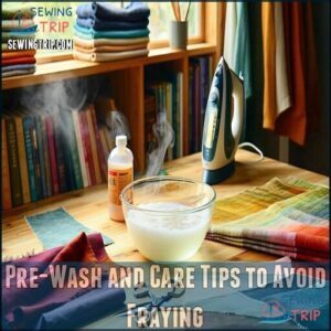 Pre-Wash and Care Tips to Avoid Fraying