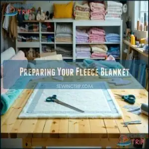 Preparing Your Fleece Blanket