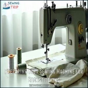 Preparing Your Sewing Machine for Backstitching