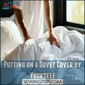 Putting on a Duvet Cover by Yourself