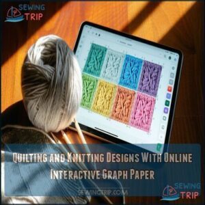 Quilting and Knitting Designs With Online Interactive Graph Paper