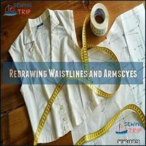 Redrawing Waistlines and Armscyes Redrawing Waistlines and Armscyes