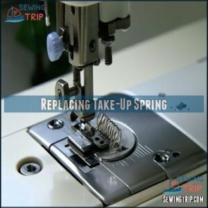 Replacing Take-Up Spring