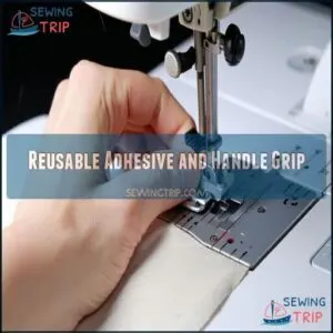 Reusable Adhesive and Handle Grip