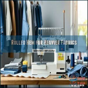 Rolled Hem for Heavier Fabrics Rolled Hem for Heavier Fabrics