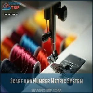 Scarf and Number Metric System