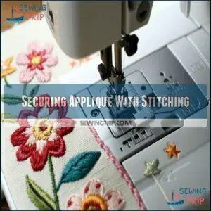 Securing Applique With Stitching Securing Applique With Stitching