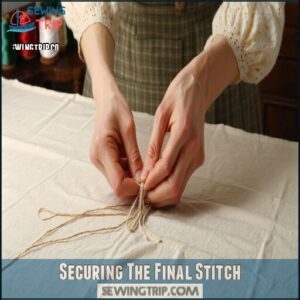 Securing The Final Stitch