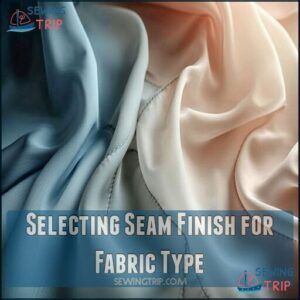 Selecting Seam Finish for Fabric Type Selecting Seam Finish for Fabric Type