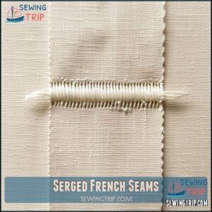 Serged French Seams