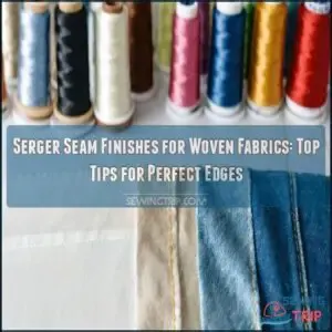 serger seam finishes for woven fabrics