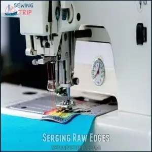 Serging Raw Edges