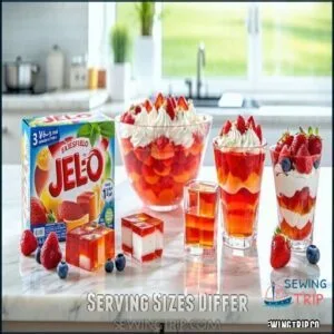 Serving Sizes Differ