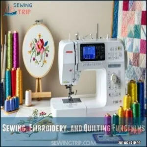 Sewing, Embroidery, and Quilting Functions