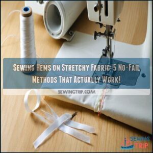 sewing hems on stretchy fabric