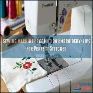 sewing machine free motion embroidery