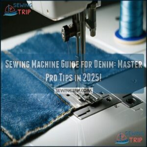 sewing machine guide for denim