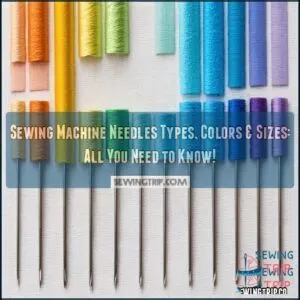 sewing machine needles types colors sizes