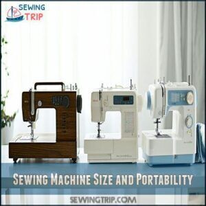 Sewing Machine Size and Portability Sewing Machine Size and Portability