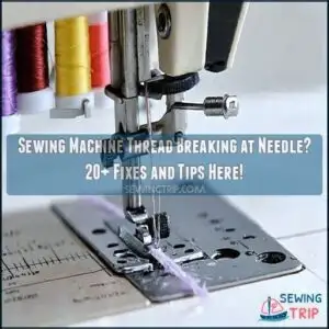 sewing machine thread breaking at needle