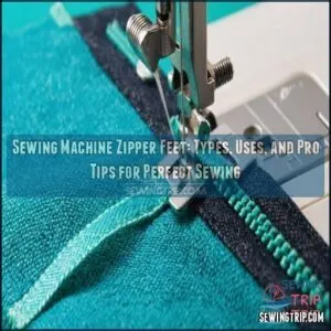 sewing machine zipper feet