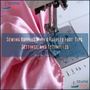 sewing ruffles ruffler foot