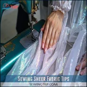 Sewing Sheer Fabric Tips