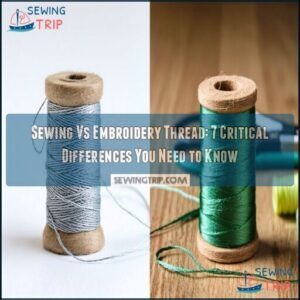 sewing vs embroidery thread