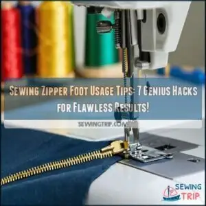 sewing zipper foot usage tips